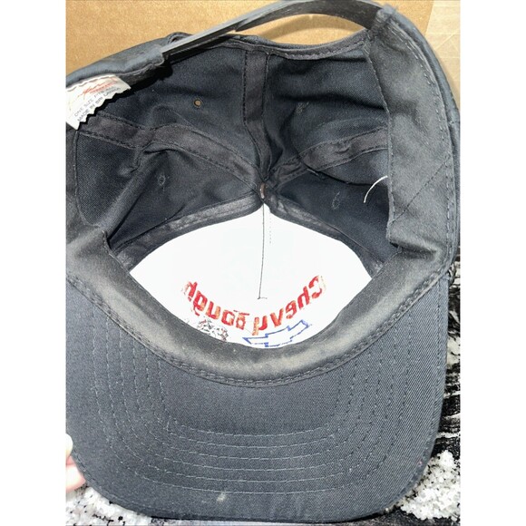 VTG Chevy Tough Anytime Baby Snapback Hat Cap Chevrolet Bulldog Faded Distressed - Picture 5 of 13